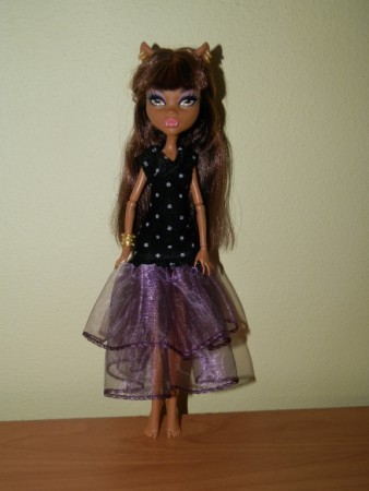 MONSTER HIGH - puntíkaté pro Clawdeen Wolf