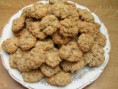 Ovesné sušenky s ořechy a kokosem
